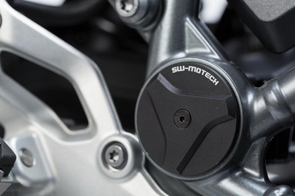 Frame cap set Black. BMW R1200 R/RS (14-18), R1250 R/RS (18-).