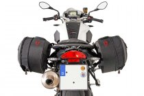 BLAZE H saddlebag set Black/Grey. BMW F 800 R (09-14)/ F 800 GT (12-16).