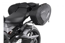 BLAZE H saddlebag set Black/Grey. BMW S1000RR (12-14) /S1000R (13-16).