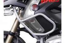 Upper crash bar Silver. BMW R 1200 GS (04-07). With Crasbar only.