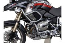 Upper crash bar Silver. BMW R 1200 GS (04-07). With Crasbar only.