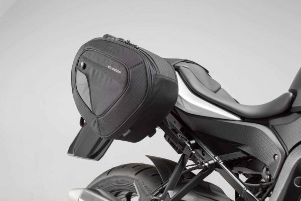 BLAZE H saddlebag set Black/Grey. BMW S 1000 XR (15-).
