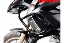 Upper crash bar Black. BMW R 1200 GS (08-12).With Crashbar only.