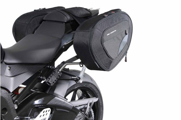 BLAZE H saddlebag set Black/Grey. BMW S 1000 RR (15-).