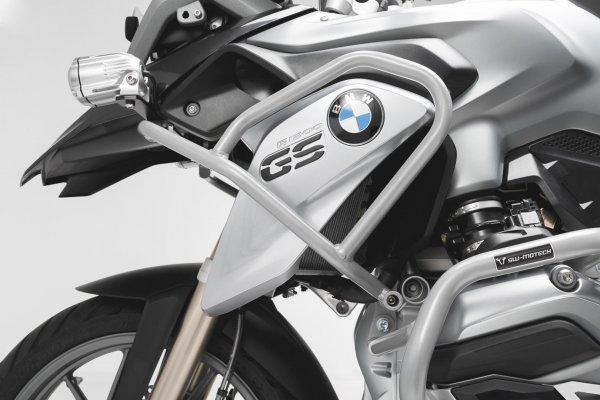 Upper crash bar Silver. BMW R 1200 GS (12-16).