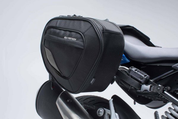 BLAZE H saddlebag set Black/grey. BMW G 310 R (16-).