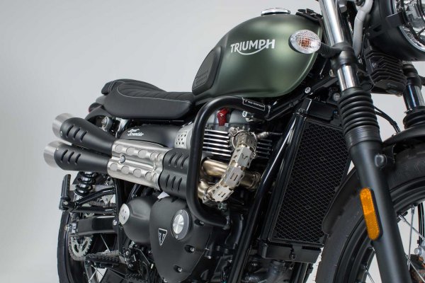 Crash bar Black. Street Scrambler/ Bonneville Bobber (16-).