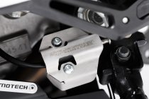 Side stand switch guard Silver. Suzuki DL 650 V-Strom (11-) / XT (15-).