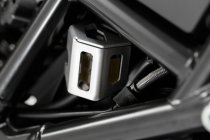 Brake reservoir guard Silver. BMW F700GS (12-) F800GS / Adventure (13-).