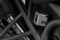 Brake reservoir guard Silver. Tiger 800 (10-), Yamaha MT-10 (16-).