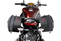 BLAZE H saddlebag set Black/Grey. Kawasaki Z1000 (10-13).