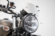 Windscreen Grey. Triumph Street Twin 900 (18-).