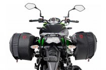 BLAZE H saddlebag set Black/Grey. Kawasaki Z750 (07-12)/ Z750 R (11-12).