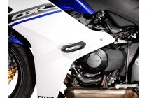 Slider set for frame Black. Honda CBR 600F (11-13).