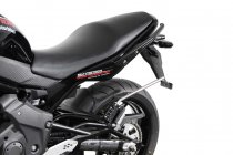 BLAZE saddlebag set Black/Grey. Kawasaki ER-6n / ER-6f (09-11).