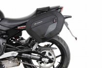 BLAZE saddlebag set Black/Grey. Kawasaki ER-6n / ER-6f (09-11).