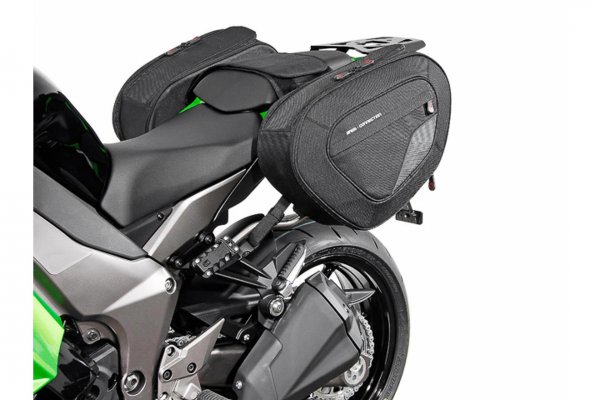 BLAZE H saddlebag set Black/Grey. Kawasaki Z1000 SX, Ninja 1000SX.