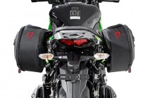 BLAZE H saddlebag set Black/Grey. Kawasaki Z1000 SX, Ninja 1000SX.