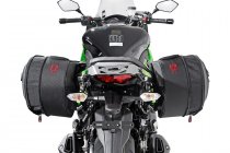 BLAZE H saddlebag set Black/Grey. Kawasaki Z1000 SX, Ninja 1000SX.