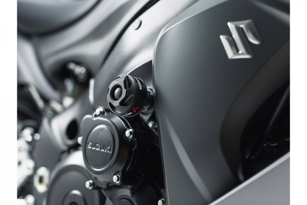 Slider set for frame Black. Suzuki GSX-S 1000 (15-).