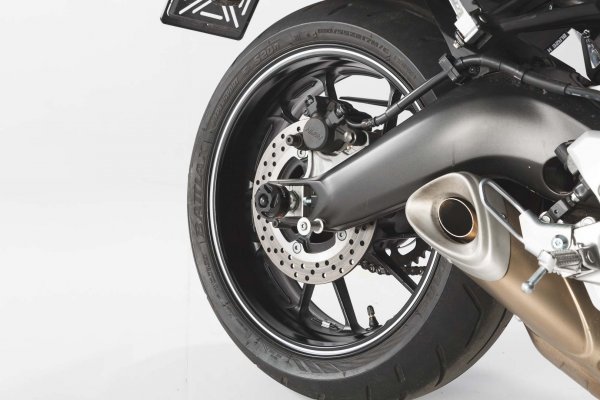 Slider set for rear axle Black. Yamaha MT-09 (13-16)/Tracer, XSR900/Abarth.