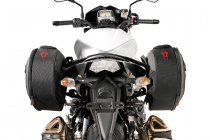 BLAZE H saddlebag set Black/Grey. Kawasaki Z1000 (07-09).