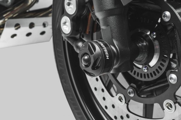 Slider set for front axle Black. Yamaha MT-09/Tracer (16-), Tracer 900GT.