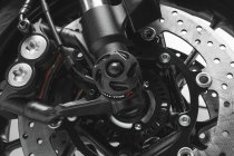 Slider set for front axle Black. Yamaha MT-09/Tracer (16-), Tracer 900GT.