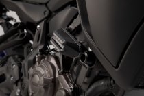 Slider set for frame Black. Yamaha MT-07 (14-).