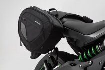 BLAZE saddlebag set Black/Grey. Kawasaki ER-6n / ER-6f (12-16).