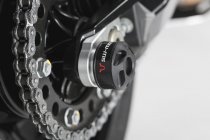 Slider set for rear axle Black. BMW F-models. Husqvarna Nuda 900.