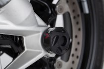Slider set for front axle Black. BMW F800R,R1200,R1250,RnineT,S1000XR.
