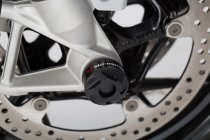 Slider set for front axle Black. BMW F800R,R1200,R1250,RnineT,S1000XR.