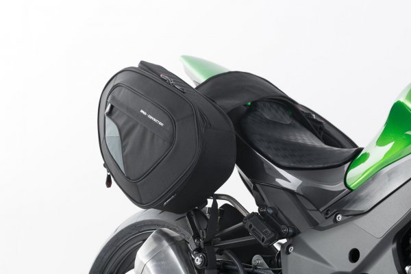 BLAZE H saddlebag set Black/Grey. Kawasaki Z1000 (14-).