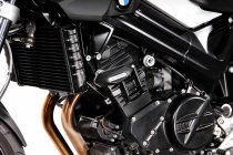 Slider set for frame Black. BMW F 800 R (09-14).