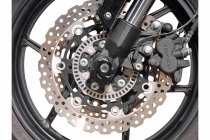 Slider set for front axle Black. Kawasaki Versys (10-14).