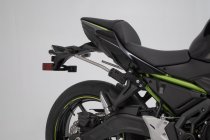 BLAZE H saddlebag set Black/Grey. Kawasaki Z650 / Ninja 650 (16-).