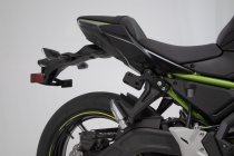 BLAZE H saddlebag set Black/Grey. Kawasaki Z650 / Ninja 650 (16-).