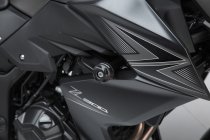 Slider set for frame Black. Kawasaki Z 300 (14-).