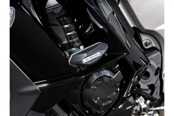 Slider set for frame Black. Kawasaki Z 1000 SX (11-16).