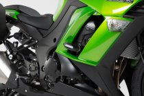 Slider set for frame Black. Kawasaki Z 1000 SX (11-16).