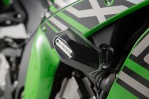 Slider set for frame Black. Kawasaki Ninja ZX-10R (10-).