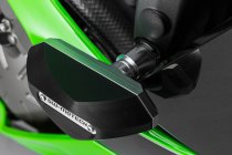 Slider set for frame Black. Kawasaki Ninja ZX-6R 636 (13-).
