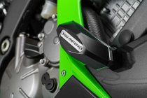 Slider set for frame Black. Kawasaki Ninja ZX-6R 636 (13-).