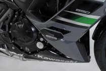 Slider set for frame Black. Kawasaki Ninja 650 (16-).