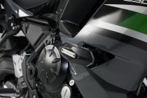 Mounting kit for frame slider with adapters Black. Kawasaki Ninja 650 (16-).