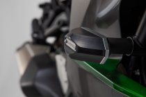 Mounting kit for frame slider with adapters Black. Kawasaki Ninja H2 SX (17-).