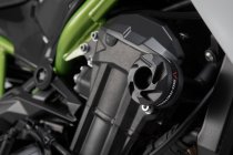 Slider set for frame Black. Kawasaki Z900 (16-) / Z900RS (17-).