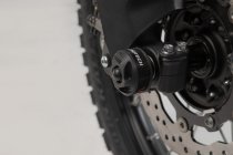 Slider set for front axle Black. Tiger 800 Modelle / SpeedTr 1050 / Ténéré.