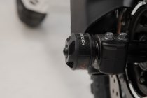 Slider set for front axle Black. Tiger 800 Modelle / SpeedTr 1050 / Ténéré.